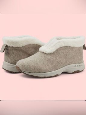 Easy Spirit Treepose Faux-Sherpa Cozy Slipper Sneakers